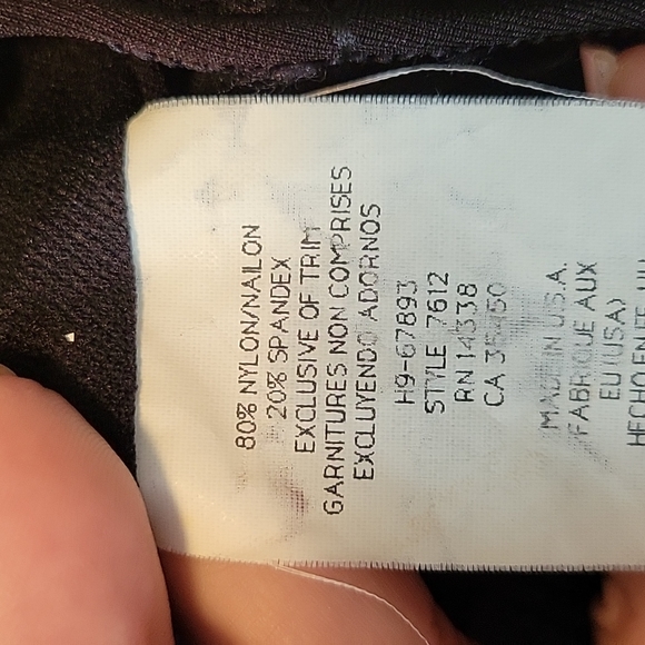 Danskin black  crop tank small - Picture 6 of 6